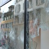 La violence d'extrême gauche n'est pas combattue comme elle pourrait l'être par le SRC (rapport). KEYSTONE/DOROTHEA MUELLER